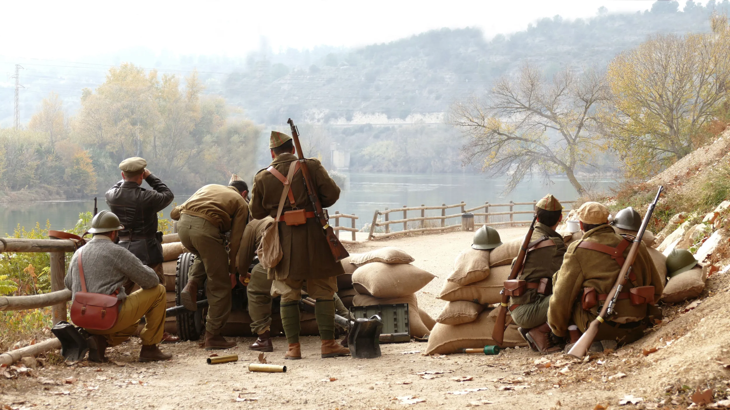 imagen RECREACIÓ DEL FINAL DE LA BATALLA DE L‘EBRE