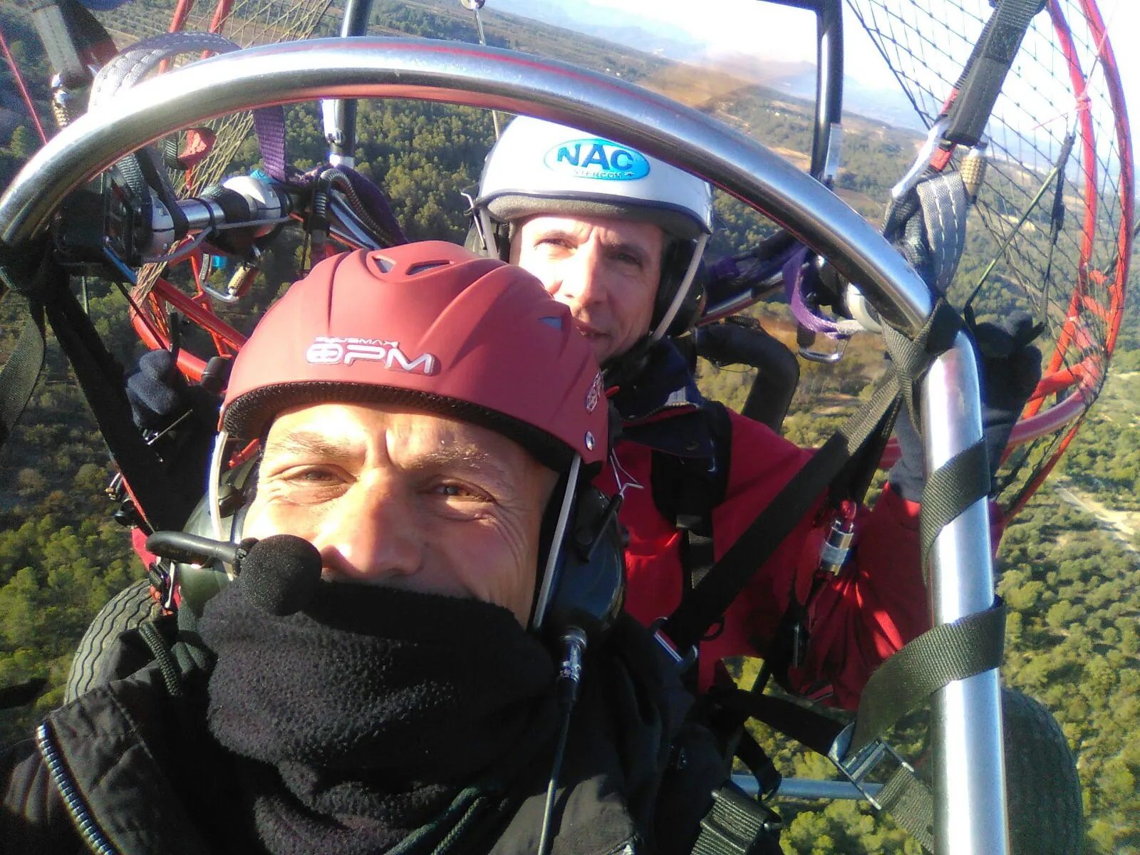vuelo en paramotor