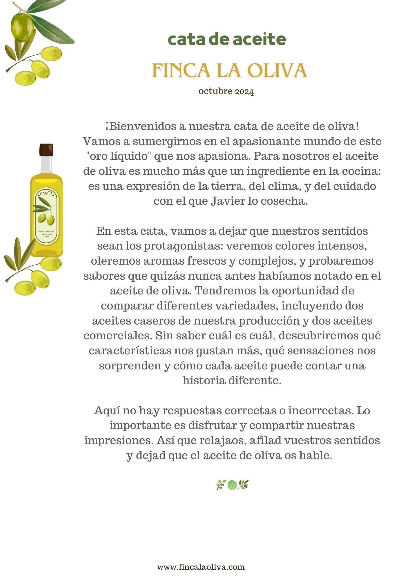 Tast d'olis a la Finca La Oliva