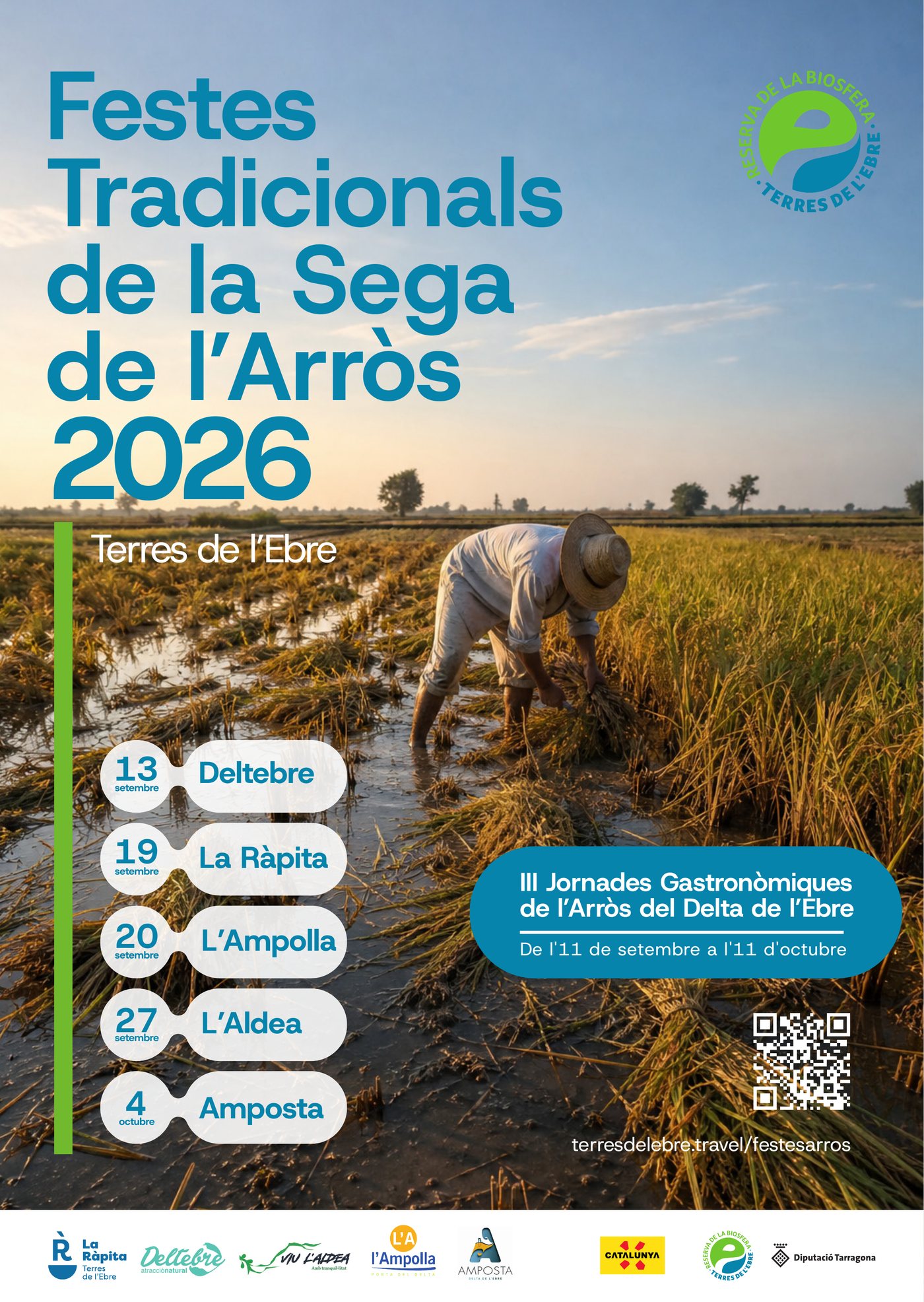 Cartell Festes de la Sega de l'Arròs 2026